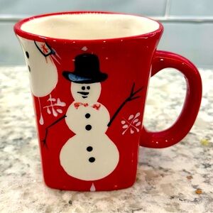Nantucket Home Snowman Mug, 4.5” Tall, excellent condition.